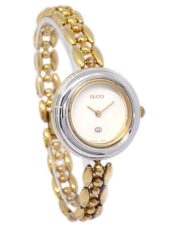 Gucci 11/12 Change Bezel Chameleon Quartz Watch SS 117930 main image 5